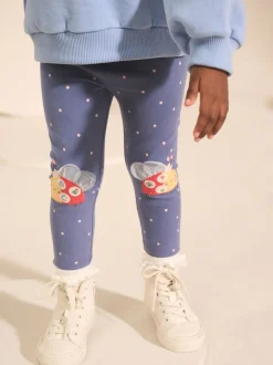 Broeken En Leggings*Next - Versierde leggings (3 mnd-7 jr) Blauw lieveheersbeestje