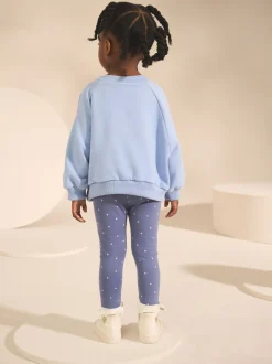 Broeken En Leggings*Next - Versierde leggings (3 mnd-7 jr) Blauw lieveheersbeestje