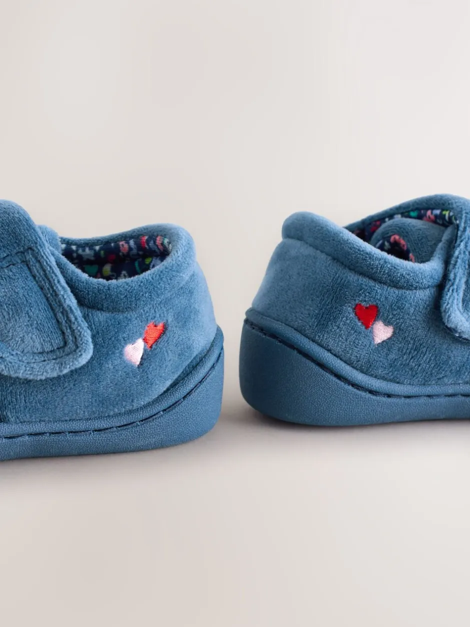 Pantoffels|Next - Pantoffels met antislip-zool Blauw lieveheersbeestje