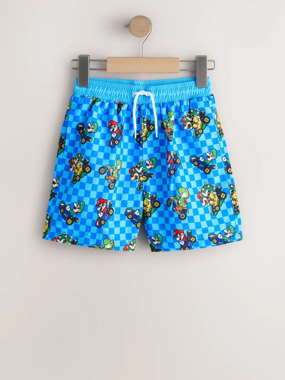 Badkleding|Next Blauw Mario - Zwemshort (3-16 jr)