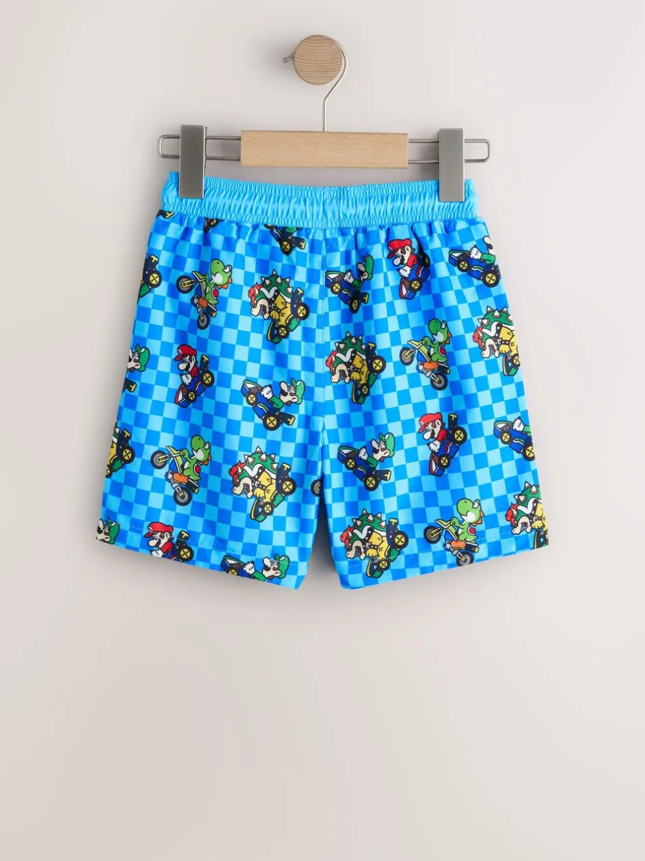 Badkleding|Next Blauw Mario - Zwemshort (3-16 jr)