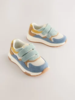 Sneakers|Sneakers|Next - Suède Trainers met Touch Fastening Blauw meerkleurig