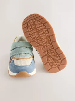 Sneakers|Sneakers|Next - Suède Trainers met Touch Fastening Blauw meerkleurig