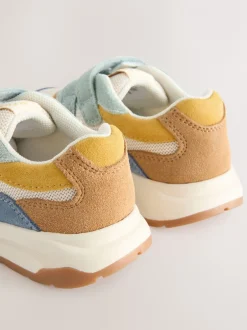 Sneakers|Sneakers|Next - Suède Trainers met Touch Fastening Blauw meerkleurig
