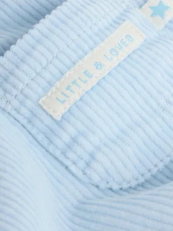 Rompertjes En Tuinbroeken|Sets En Outfits*Next Blauw met beren - Corduroy bretelbroeken en Bodysuit set (0mnd-2jr)
