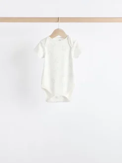 Rompertjes En Hemdjes*Next Blauw met beren - Set van 5 babyrompertjes