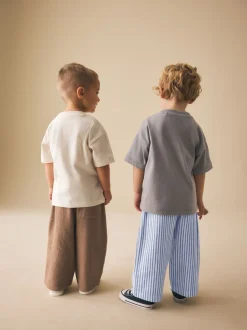 Sets En Outfits|Shorts*Next Blauw met beren - Short Sleeve T-Shirt and Lightweight Joggers 2 Pack Set (3mths-7yrs)