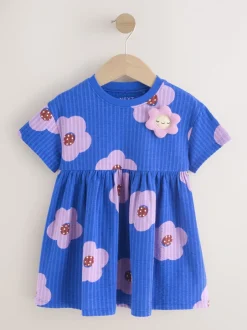 Jurken|Jurken*Next - Jersey Dress (3mths-7yrs) Blauw met bloemen