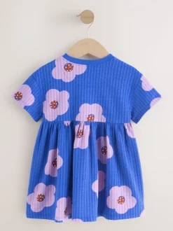 Jurken|Jurken*Next - Jersey Dress (3mths-7yrs) Blauw met bloemen