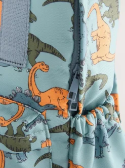 Tassen|Next - Rugzak Blauw met dinosaurus