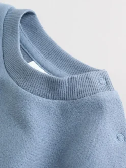 Sweaters En Hoody´S|Sets En Outfits|Next - Set met baby-sweatshirt en legging (0mnd-3jr) Blauw met dinosaurus