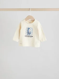 Tops|Sets En Combisets|Next Blauw met dinosaurus - Tops en Leggings 6 -delige babyset (0mnd-3jr)