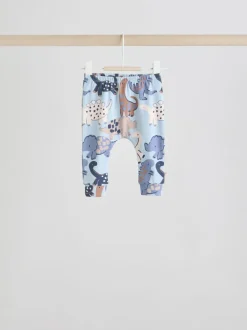 Tops|Sets En Combisets|Next Blauw met dinosaurus - Tops en Leggings 6 -delige babyset (0mnd-3jr)