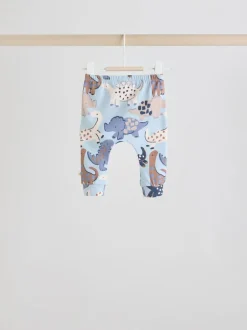 Tops|Sets En Combisets|Next Blauw met dinosaurus - Tops en Leggings 6 -delige babyset (0mnd-3jr)