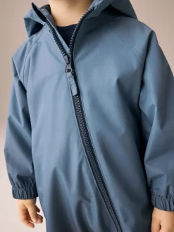 Jassen, Jacks En Kinderwagenpakjes|Jassen En Jacks*Next Blauw met dip dye - Waterdicht regenpak met fleecevoering (3 mnd-7 jr)