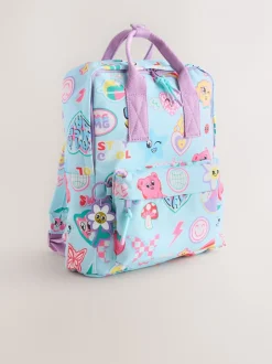 Tassen*Next - Rugzak Blauw met figuurtjes