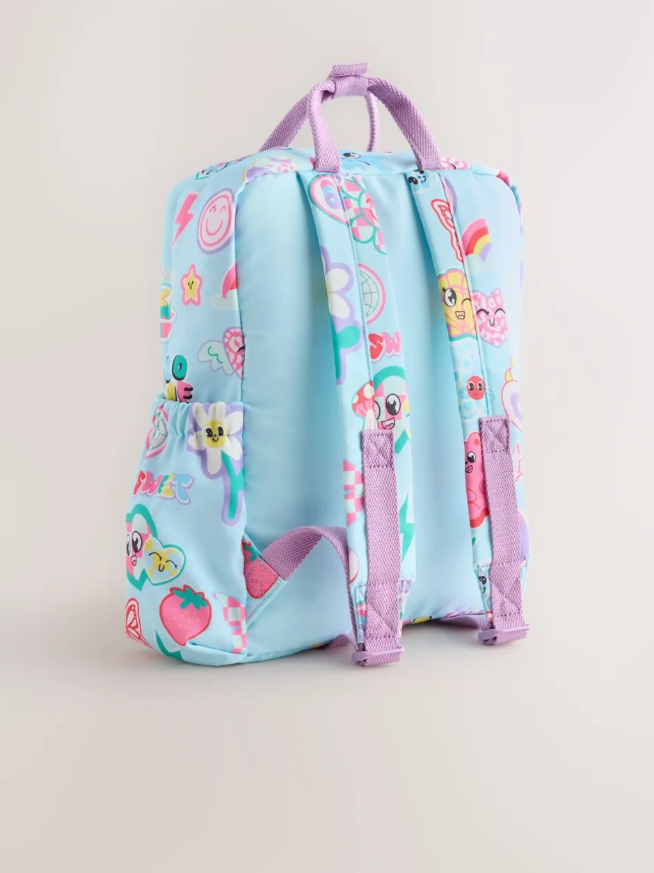 Tassen*Next - Rugzak Blauw met figuurtjes
