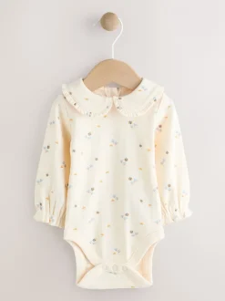 Jurken|Jurken*Next Blauw met figuurtjes - Set van corduroy pinafore, bodysuit met lange mouwen en maillot voor baby's (0mnd-2jr)