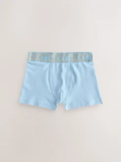 Ondergoed*Next Blauw met goudkleurige tailleband - Verpakking van 7 trunks (2-16jr)