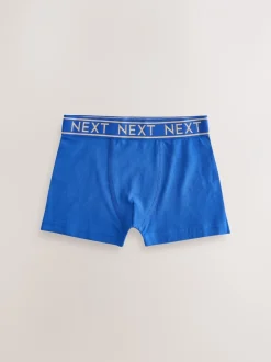 Ondergoed*Next Blauw met goudkleurige tailleband - Verpakking van 7 trunks (2-16jr)