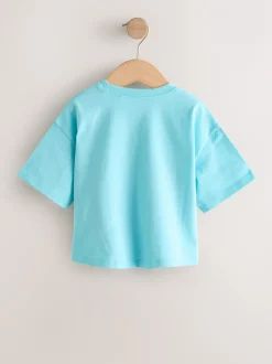 T-Shirts|Next - T-shirt met korte mouwen (3 mnd-7 jr) Blauw met hond