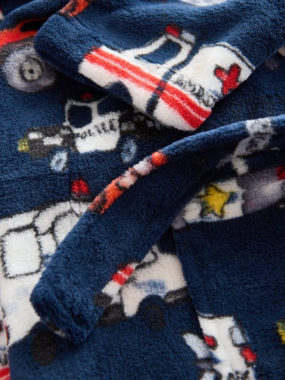 Kamerjassen|Next Blauw met hulpverleningsvoertuig - Jurk (9mnd-8jr)