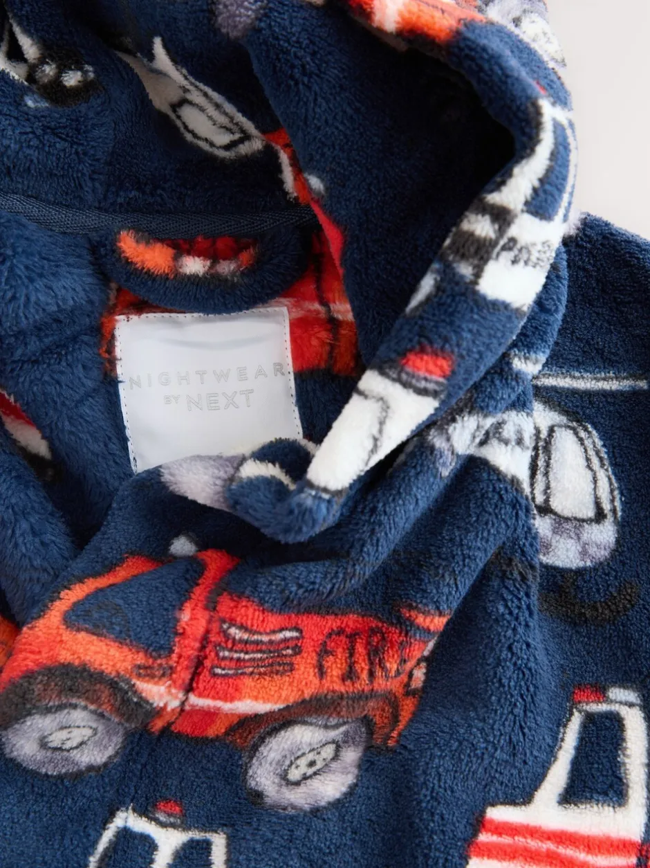 Kamerjassen|Next Blauw met hulpverleningsvoertuig - Jurk (9mnd-8jr)