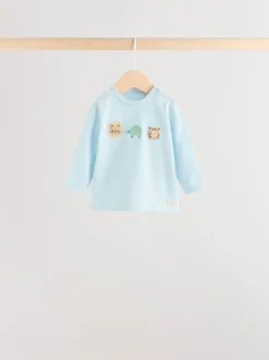 Tops|Sets En Outfits|Next - Baby Top & Leggings 6 Piece Set (0mths-3yrs) Blauw met safariprint