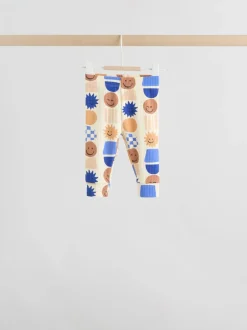 Tops|Sets En Combisets*Next Blauw met vormen - Tops en Leggings 6 -delige babyset (0mnd-3jr)