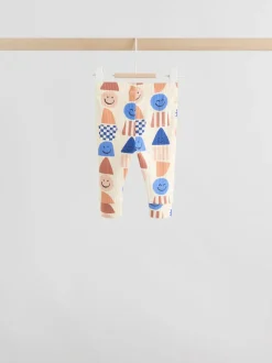 Tops|Sets En Combisets*Next Blauw met vormen - Tops en Leggings 6 -delige babyset (0mnd-3jr)