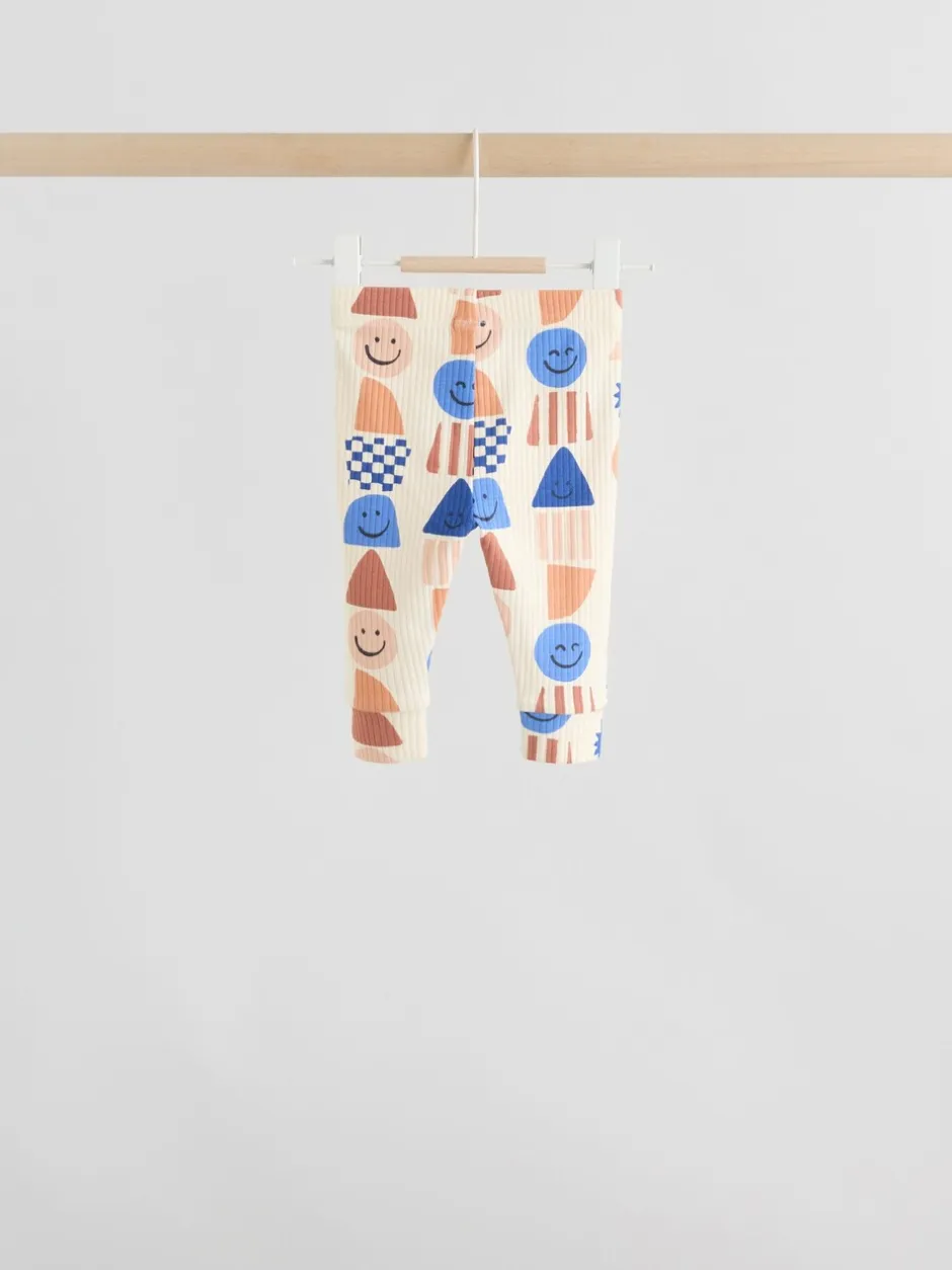 Tops|Sets En Combisets*Next Blauw met vormen - Tops en Leggings 6 -delige babyset (0mnd-3jr)