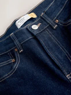 Jeans|Next - Mid Rise Stretch Bootcut Jeans Blauw met wassing