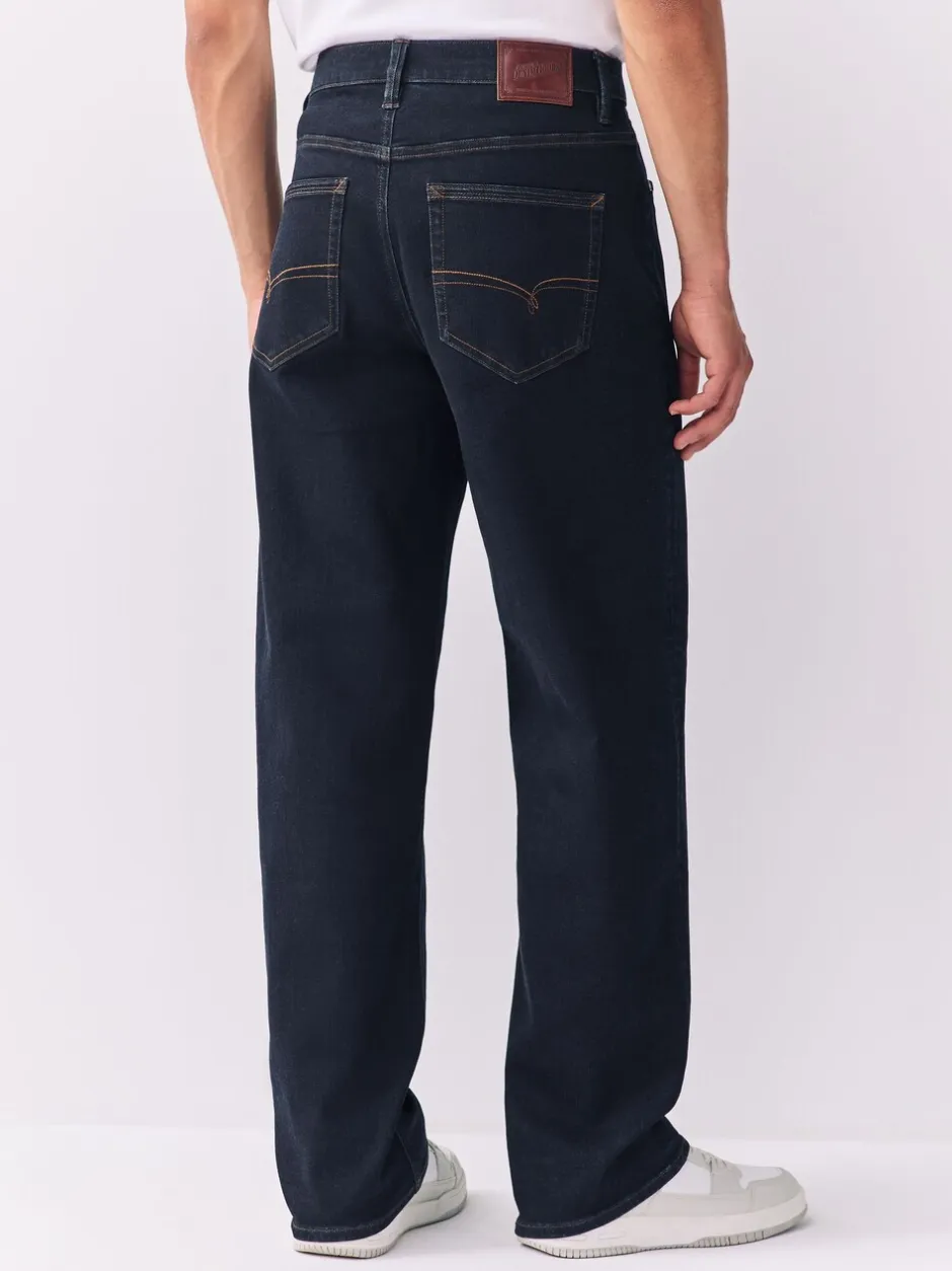 Jeans|Next - Relaxed fit - Motionflex jeans Blauw met wassing