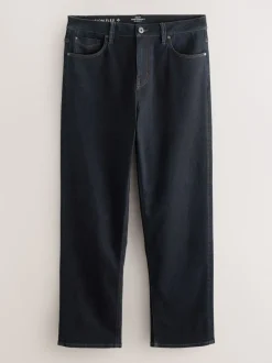 Jeans|Next - Relaxed fit - Motionflex jeans Blauw met wassing