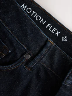 Jeans*Next Blauw met wassing - Slim Fit - Motionflex jeans