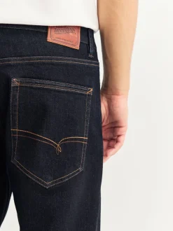 Jeans*Next Blauw met wassing - Slim Fit - Motionflex jeans