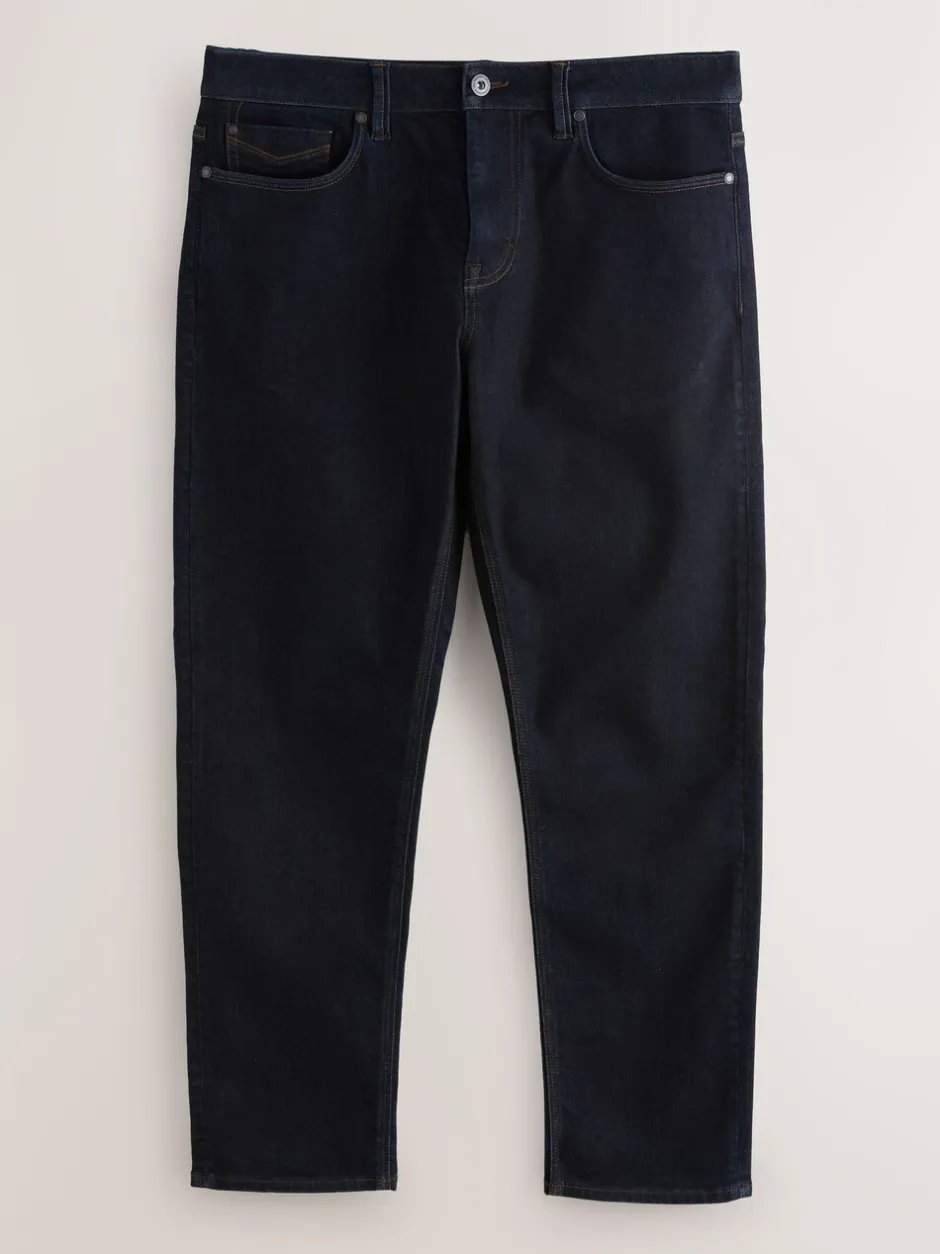 Jeans*Next Blauw met wassing - Slim Fit - Motionflex jeans