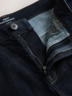 Jeans*Next Blauw met wassing - Slim Fit - Motionflex jeans
