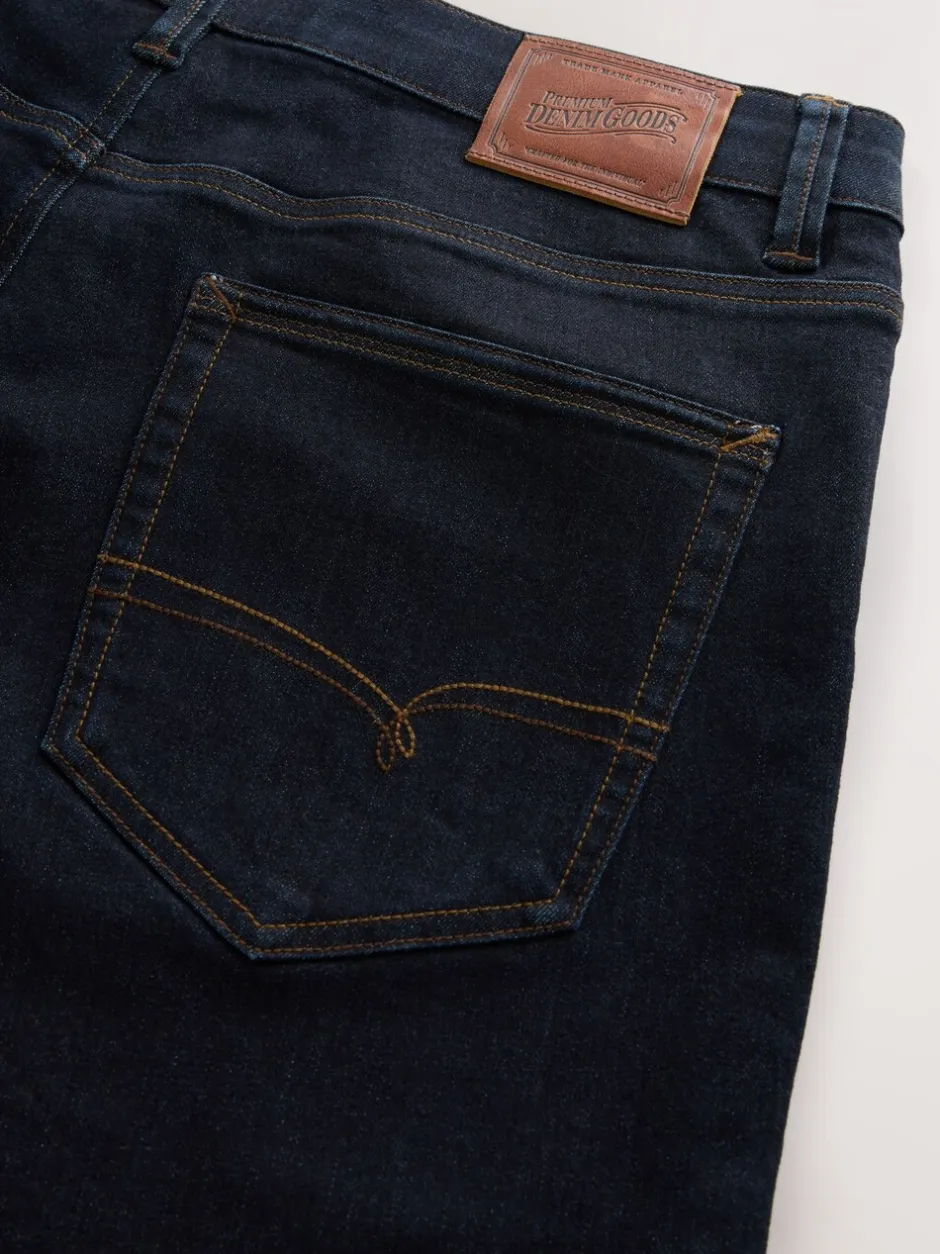 Jeans*Next Blauw met wassing - Slim Fit - Motionflex jeans