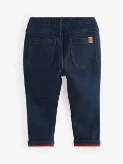 Jeans En Joggingbroeken|Jeans*Next - Superzachte jeans met stretch en elastische taille (3 mnd-7 jr) Blauw met wassing