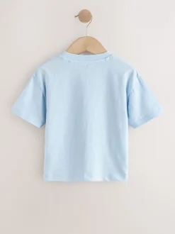 T-Shirts|Tops*Next Blauw met zeethema - T-shirt met korte mouwen en applicatie (3 mnd - 7 jr)