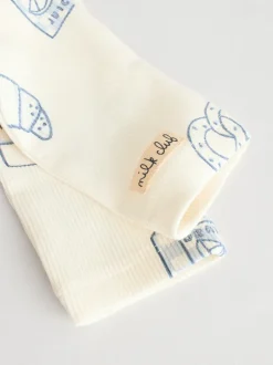 Tops|Sets En Combisets|Next Blauw Milk Club - Tops en Leggings 6 -delige babyset (0mnd-3jr)
