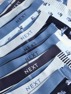 Ondergoed|Next Blauw Mini Voertuig - Verpakking van 10 trunks (1,5-16jr)
