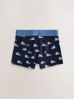 Ondergoed|Next Blauw Mini Voertuig - Verpakking van 10 trunks (1,5-16jr)