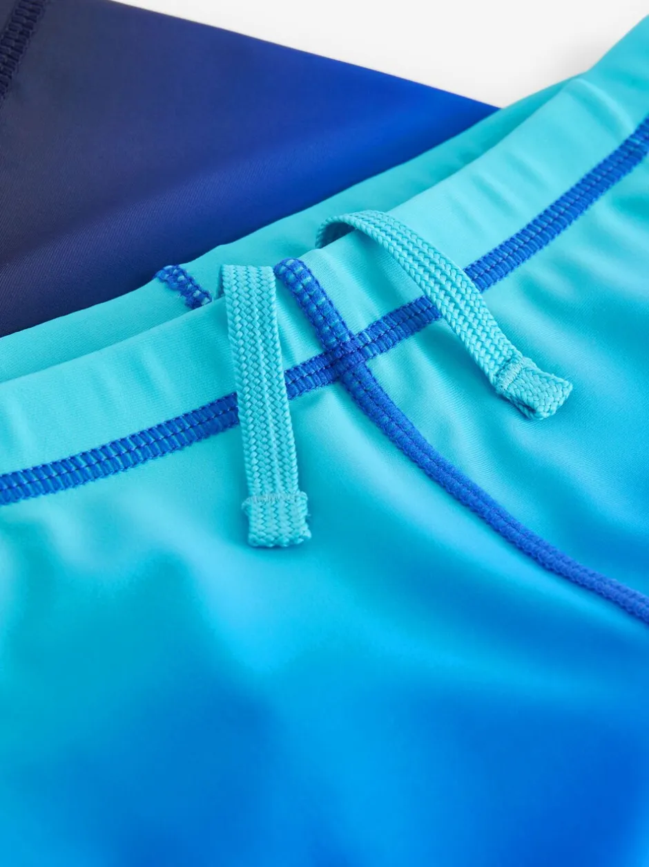 Badkleding*Next - Stretch zwemshorts (3-16 jr) Blauw Ombre