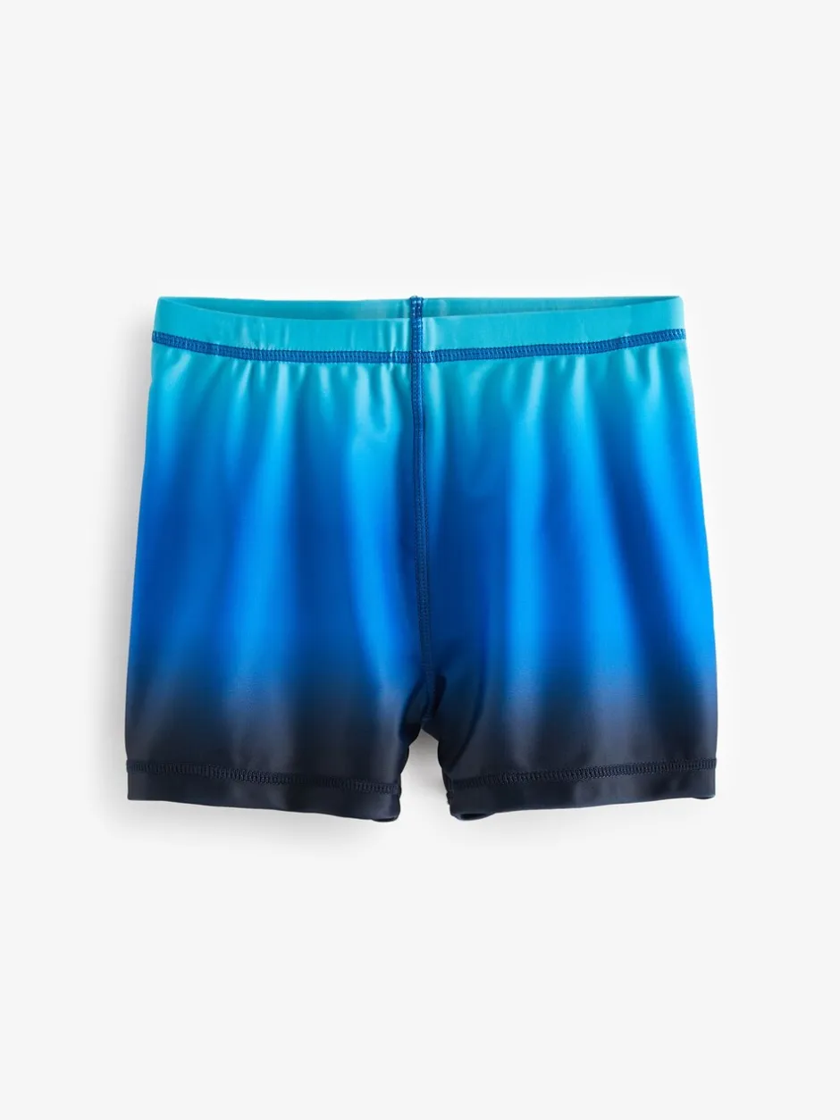 Badkleding*Next - Stretch zwemshorts (3-16 jr) Blauw Ombre
