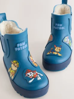 Laarzen|Next Blauw Paw Patrol - Warme gevoerde enkellaarzen