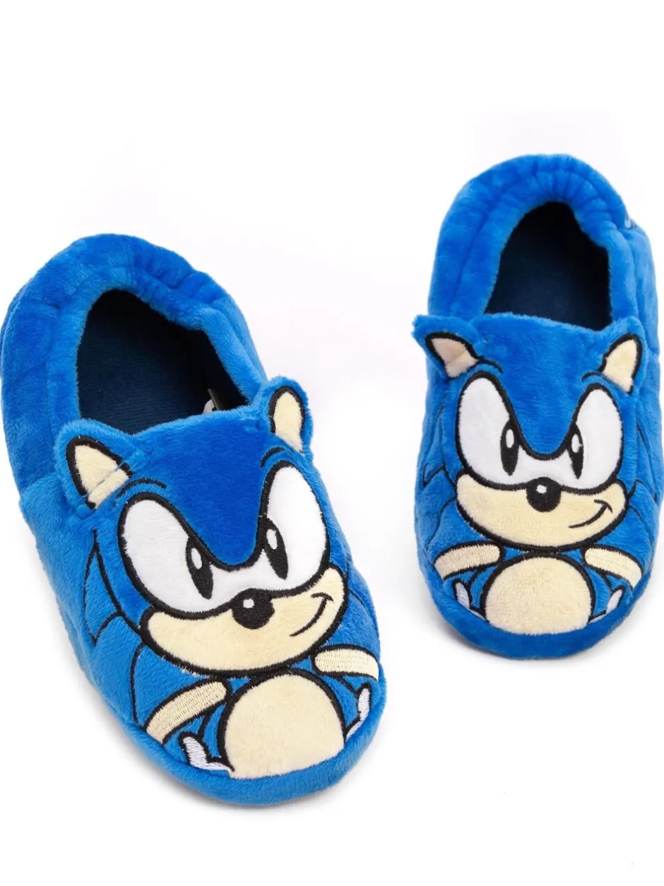 Pantoffels|Vanilla Underground Blauw Sonic - winterpantoffels