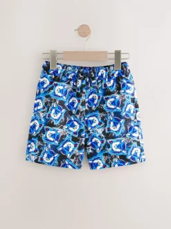 Badkleding|Next Blauw Sonic - Zwemshort (3-16 jr)