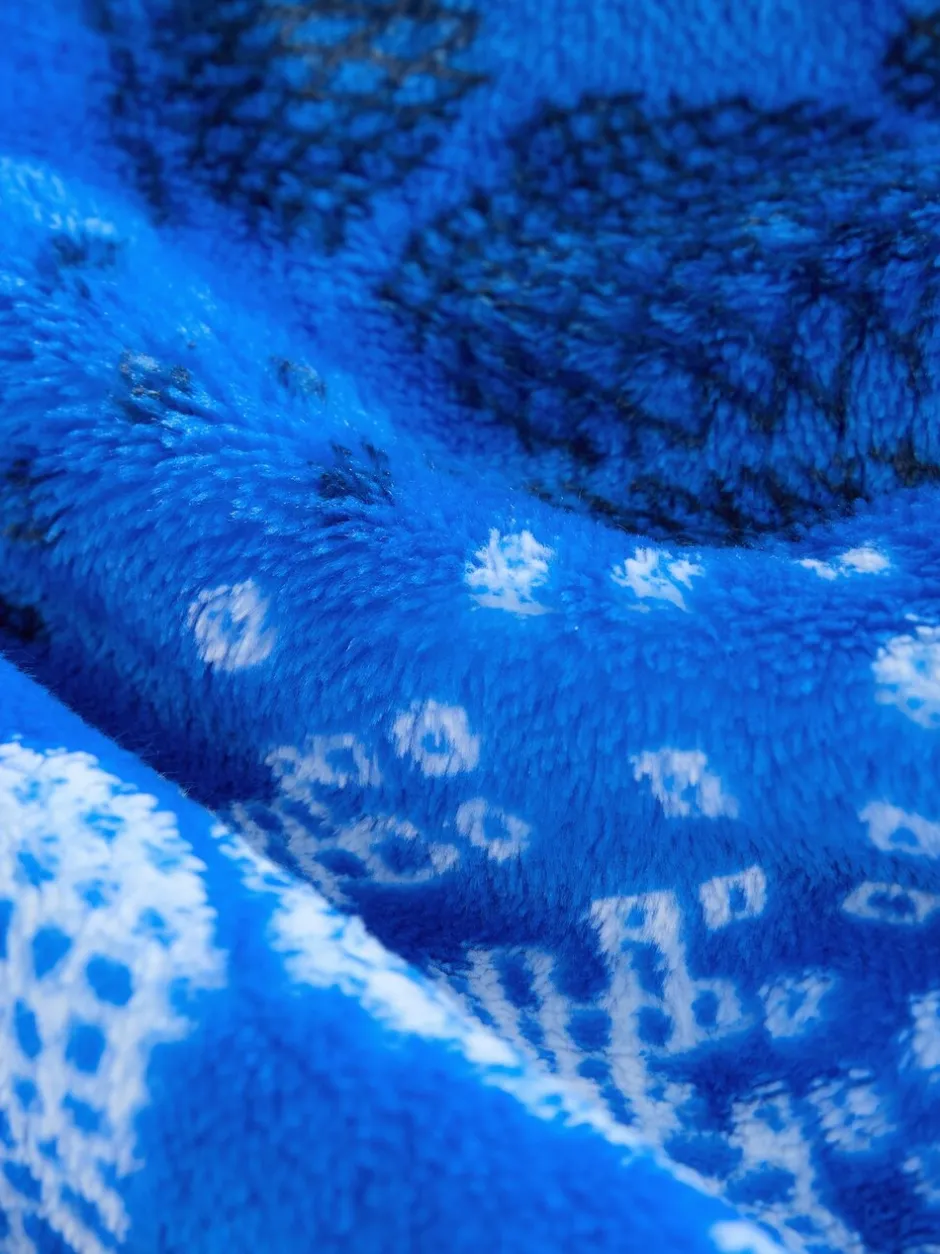 Nachtkleding En Pyjama's|Next - Fleece onesie (3-16 jr) Blauw voetbal